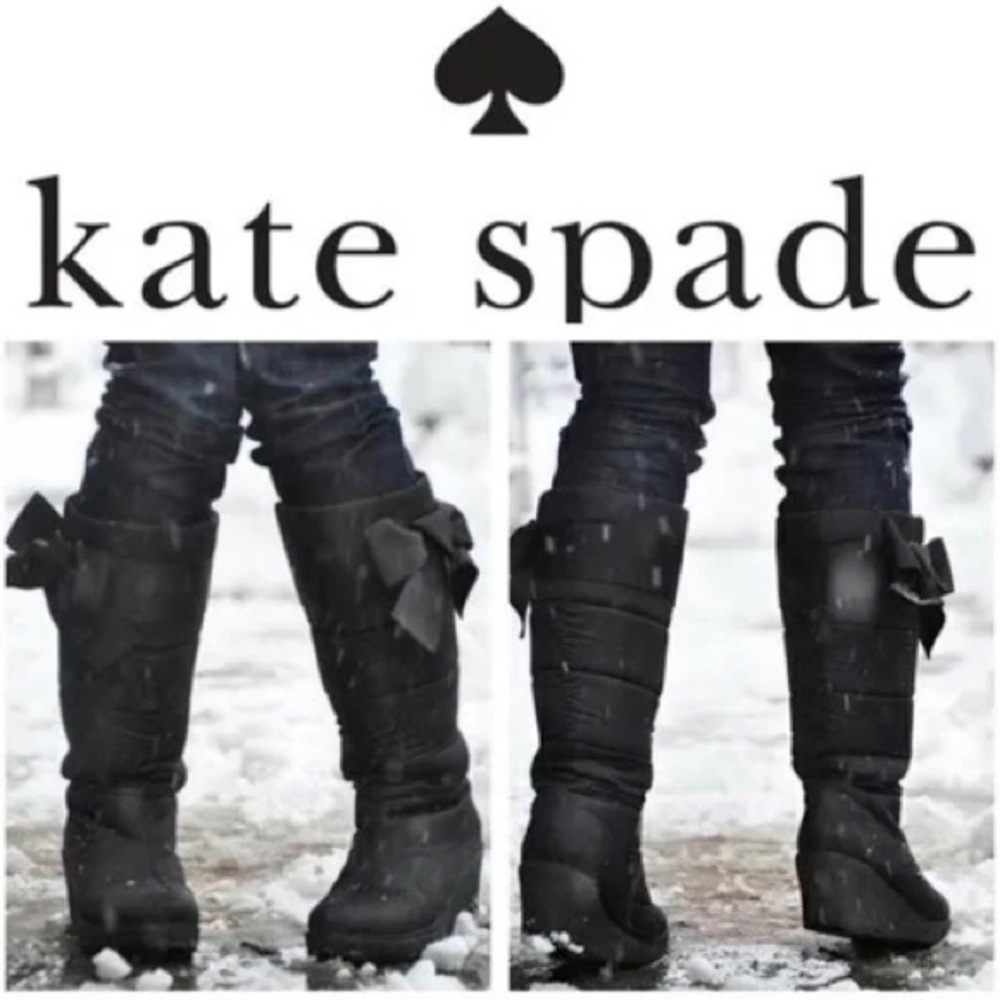 Kate spade wedged winter boot EUC Sz 10